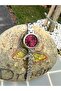 Round Silver Inside Burgundy Women Wrist Watch - 4