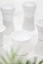 Acrylic White Single Short Glass & Water Soft Drink Coffee Side Glass 300 ml (Not Glass) - 5