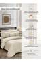 Comforter Set King Size, 8-Pcs, 260x240 cm, Striped Bedding Set, All Season, Microfiber - 7