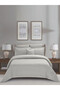 Comforter Set King Size, 8-Pcs, 260x240 cm, Striped Bedding Set, All Season, Microfiber