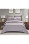 6-Piece Hotel Striped Duvet Cover Set, King Size 220x240 cm, Microfiber, Without Filler