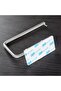 Toilet Paper Roll Holder Adhesive Double Rod Stainless Steel Chrome Color - 5