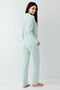 Women's Green Pajama Set - 4