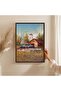 Wooden Frame Painting Framed Poster Art Wall Decor Tk/1487