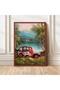 Wooden Frame Painting Framed Poster Art Wall Decor Tk/1486 - 2
