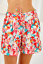 Uv Protection Women's Pool Sea Shorts Swimsuit 4410 Pink