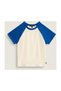 Clare Raglan Tee True Blue/Marshmallow