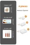 4-Piece Multi-Purpose Drawer Organizer - Cosmetic Jewelry Makeup Organizer, Transparent Cabinet Organizer - 2