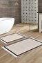 Non-Slip Base Djt Toilet Set Trend Fringed Woven Pattern E5007