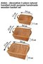 Aiden - Decorative 3-Piece Natural Handled Multi-Purpose Wooden Basket Set - 8