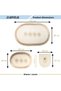 Shems Cream French Lace Bathroom Dirty Laundry Basket and Toilet Seat Set 6 Pieces - 4