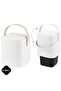 8 Lt White Magic Trash Can - 2