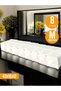 8 Pieces White Accordion Type Medium 11 Compartment Drawer Organizer Closet Organizer Set 40X16X12 cm