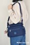 Navy Blue Women's Strappy Crossbody Bag Mega Messenger Bag Klinkir Multi-Compartment Shoulder Bag Nemobags - 2