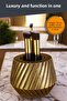 Makeup Organizer, Makeup Brush Holder, Makeup Brush Holder, Gold Antique Finish, Model 21 - 2