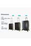 Globe Luggage Set 3 pc Black - 4