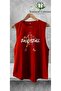 Fitness Gym Tank Top Sportsman Training Tank Top Thick Strap Red (Basket)