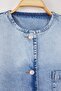 Mavi Crew Neck Oversize/Wide Fit Denim Plus Size Jacket Tbbaw26Ag00002 - 6