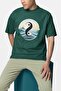 Men/Women Shape Transfer Printed Round Neck Short Sleeve T-Shirt - 2