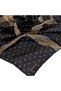 Silk Scarf Nostalgia - 8113-06 Black Gold Twill