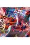 Patterned Silk Shawl - Chrysanthemum Pattern - Fig Purple - 4