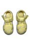 Yellow Soft Printed Unisex Kids Sandals - 4