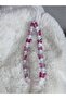 Pink Transitional Butterfly Design Phone Charm, Janjan Pearl Phone Strap Phone Lanyard Bag Ornament