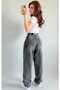 Belt Buckled Baggy Jeans - 2