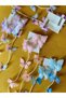 Girls' and Adults' Stoned and Sequined Mixed Color Butterfly Model Side Clip with Pins - 1 Pair - 5