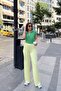 Yellow Spanish Loose Leg, Elastic Waist, Soft Texture Fabric, Loose & Comfortable Fit/Cut, Pants - 5