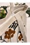 Beach & Daily Use Punch Zippered Linen Bag 1 Piece 42X34Cm Hanger 26cm - 3