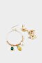 Women's 2-Piece Dangle Earrings F0859Axns - 2