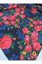 Turkmen Flower Pattern Crepe Fabric Dress Skirt Shirt for Baggy Dress 2 Pieces Shirt for 3 Pieces Skirt - 4