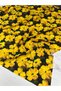 Yellow Geranium Pattern Dress Shirt Crepe Fabric Our Product Sold in Pieces 1 Piece 1 Meter - 3
