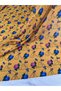 Yellow Turkmen Pattern Dress Shirt Crepe Fabric Our Product Is Sold in Pieces 1 Piece 1 Meter - 2