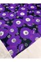 Purple Geranium Pattern Dress Shirt Crepe Fabric Our Product Is Sold in Pieces 1 Piece 1 Meter - 2