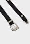 Women's Faux Leather Casual Belt E7905Axns - 2