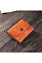 Genuine Leather Handmade Card Holder Wallet – Minimalist Design with Cash and Card Compartments - 7