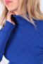 Turtleneck Sweater Cobalt Blue - 5