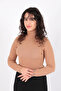 سترة الياقة المدورة الجمل
