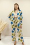 Flower Patterned Viscose Set