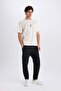 100% Cotton Boxy Fit Crew Neck Back Printed Short Sleeve T-Shirt E0909Ax25Sm - 2