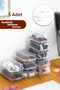 5Pcs Clear Shoe Box – Durable, Stackable, for Men & Shoes - 2