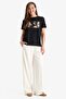 Crew Neck Printed Short Sleeve T-Shirt F3554Ax25Sm - 2