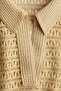 Crochet-look popover shirt - 2