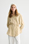 Beige Cotton Linen Shirt