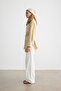 Beige Cotton Linen Shirt - 6