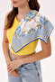 وشاح منقوش بحري Estascarf