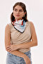 Satin Scarf Patterned Stylish Scarf Accessory - 5
