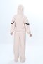 Girl's 100% Cotton Garnished Hooded Zippered Oversize Bottom & Top Trend Tracksuit Set-315 - 8